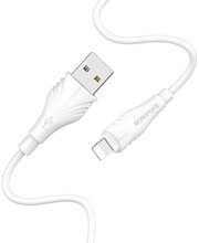 Кабель USB - iPhone Borofone BX18, 2м, бел