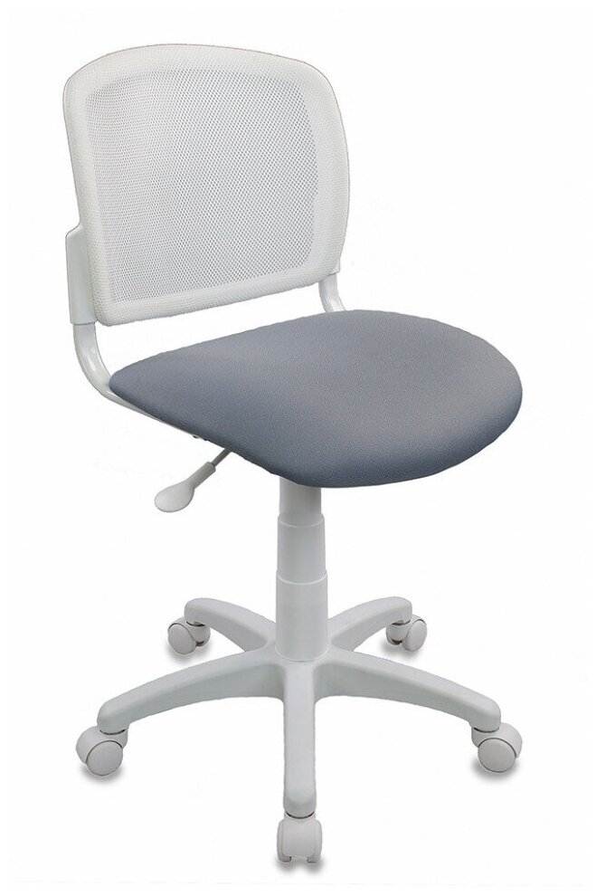 Кресло детское Бюрократ Ch-w296nx светло-серый TW-02 овечки сетка/ткань крестов. пластик пластик бел