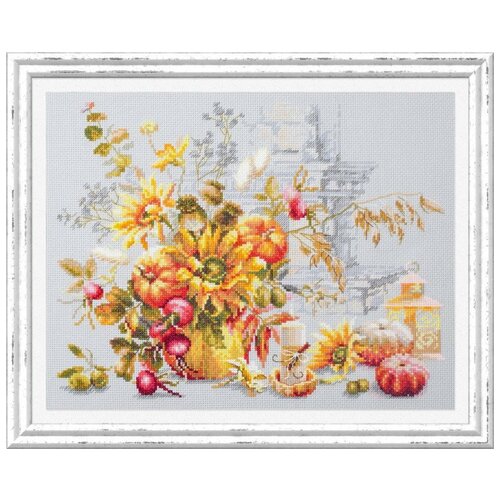 фото Набор для вышивания "чудесная игла" 120-012 "осенняя импровизация" 32х25см