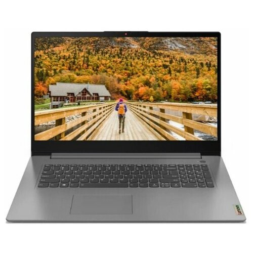 фото Ноутбук lenovo ideapad 3 17alc6 (82kv004drk) amd ryzen 5 5500u/8гб/512гб ssd/ 17.3"fhd/amd radeon/нет dvd/no os/silver