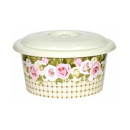 Таз 10л Нежность с крышкой