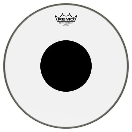 Пластик для барабана REMO CS-0314-10 Batter Controlled Sound Black Dot Clear 14