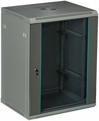 Телекоммуникационный шкаф 19 дюймов 15U 600х450 настенный серый W&T C156045GWTWOF