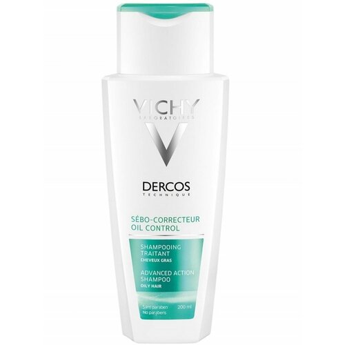 Vichy Dercos - Шампунь регулирующий для жирных волос 200 мл