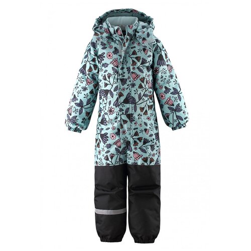 фото Комбинезон для девочки siiko 720733-8192 lassie, размер 98, цвет 8192-зеленый дымчатый с цветами