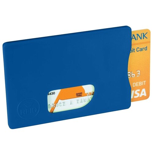 фото Кредитница дерево счастья, 1 карман для карт, синий