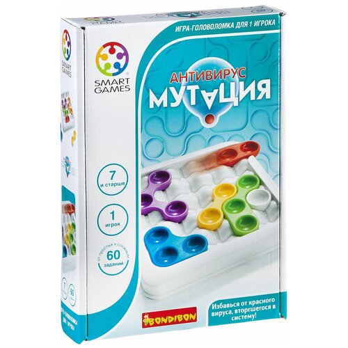 Логическая игра Bondibon Антивирус. Мутация, арт. SG 435 RU. логическая игра bondibon iq зигзаг арт sg 4 4 ru