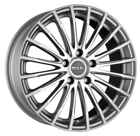 Литые колесные диски MAK FATALE Silver 7.5x17 5x108 ET45 D72 Серебристый (F7570FASI45GG3)