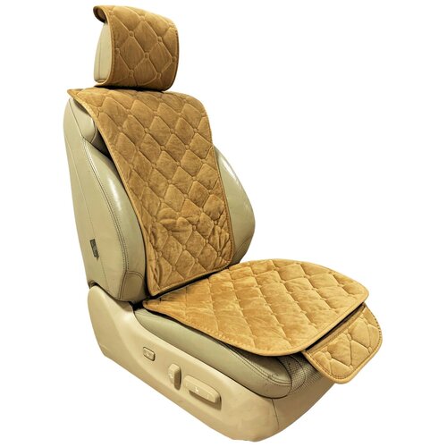 Автомобильные накидки универсальные/велюровые на силиконовой подкладке (Коричневый/штука)