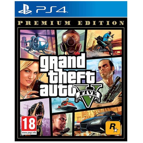 Игра Grand Theft Auto V Premium Edition для PlayStation 4, все страны