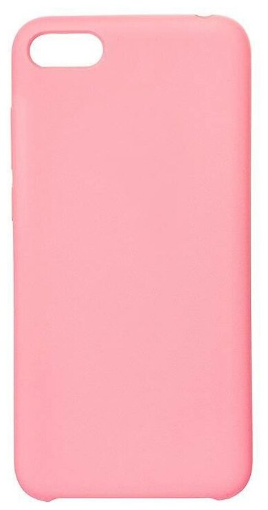 Силиконовая накладка без логотипа Silky soft-touch для Huawei Honor 7A / Y5 (2018)/Y5 lite/ honor 7S розовый