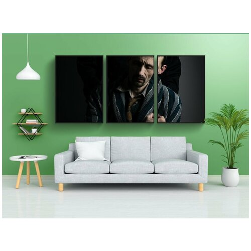 фото Набор модулных постеров для интерьера "мужская, люди, а" 60x90 см. в тубусе, без рамки lotsprints