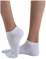 Носки спортивные низкие SOLO размер 36-39 (22-24см) белые
