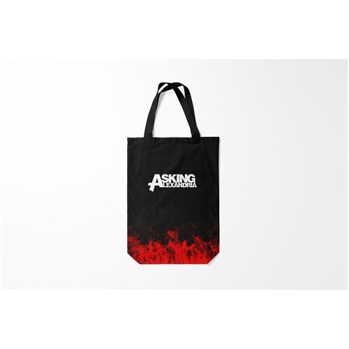 фото Сумка-шоппер / 31х42 см / рок / asking alexandria burnettie