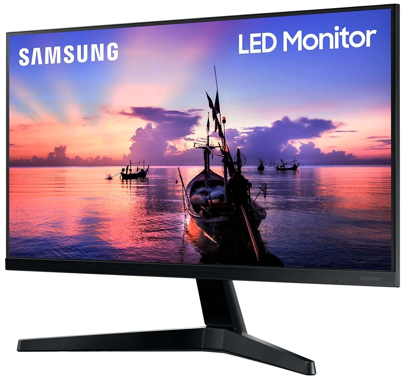 24 Монитор Samsung F24T354FHI 1920x1080 75 Гц IPS dark blue gray