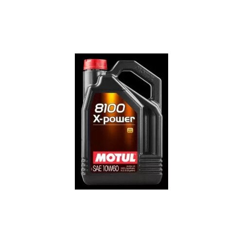 фото Масло моторное 10w60 motul 5л синтетика 8100 x-power a3/b4, sn/cf, motul, 106144