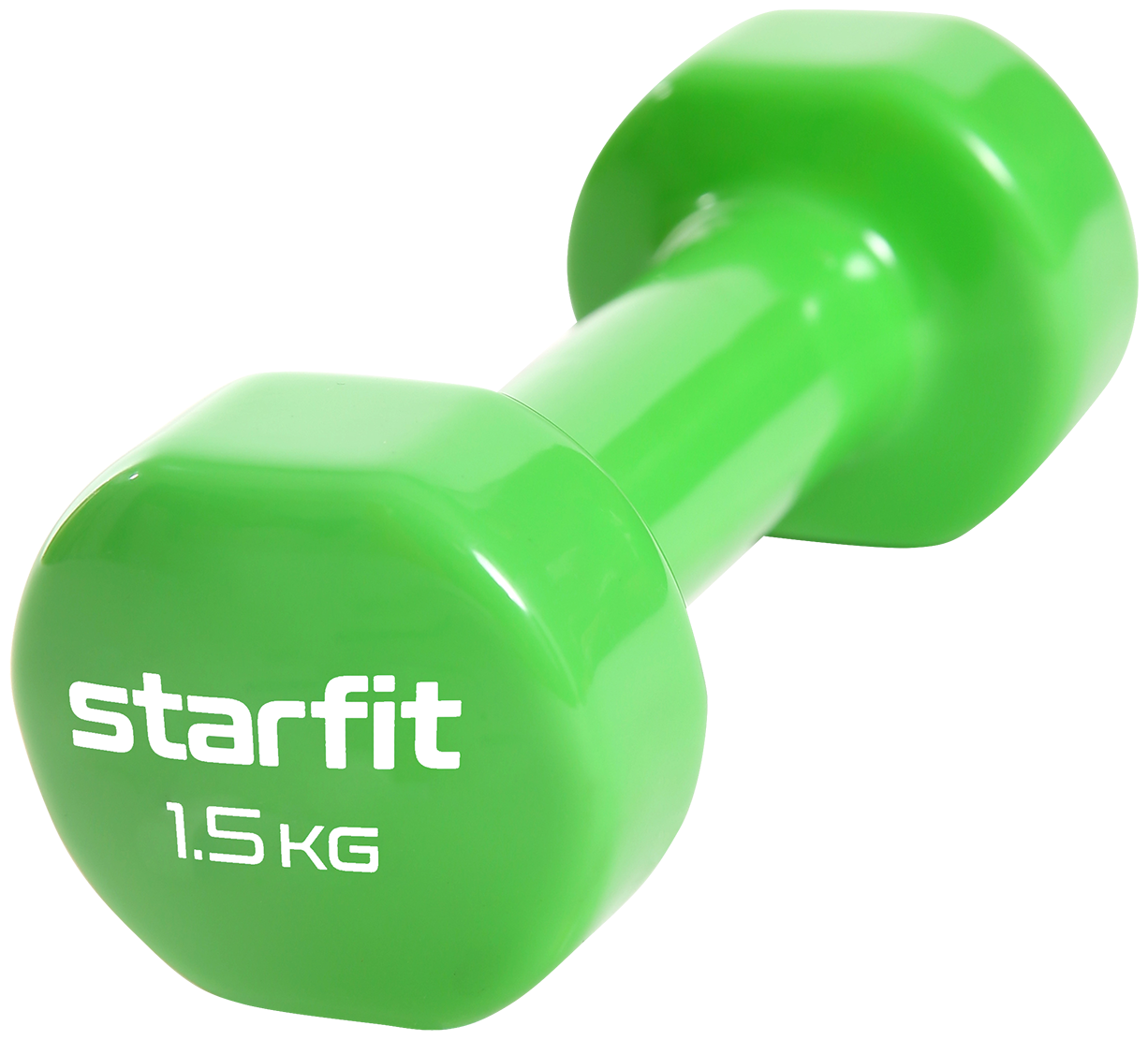 Гантель виниловая Starfit Db-101 1,5 кг, зеленый