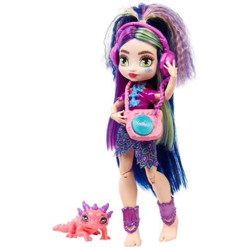 Кукла базовая Cave Club с питомцем и аксессуарами Лумина GXM14