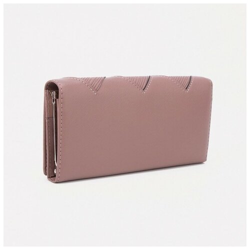 фото Кошелёк на магнитах, цвет пудра нет бренда
