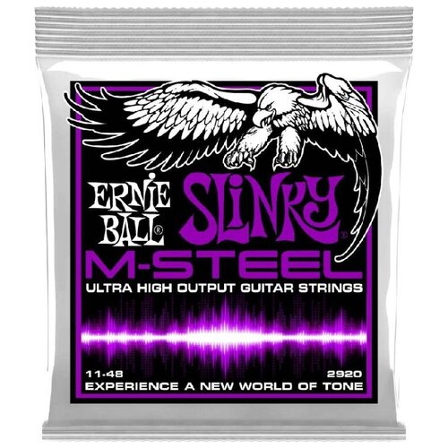 Струны для электрогитары Ernie Ball 2920 bullymax indestructible dog ball power chewer red m