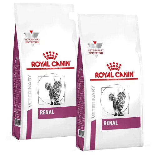 ROYAL CANIN RENAL RF23 для взрослых кошек при хронической почечной недостаточности (2 + 2 кг) royal canin renal rf23 полнорационный сухой корм для кошек при хронической почечной недостаточности диетический 12 шт х 400 г