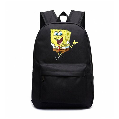 Рюкзак Губка Боб (Sponge Bob) черный №1 рюкзак губка боб и патрик sponge bob черный 6