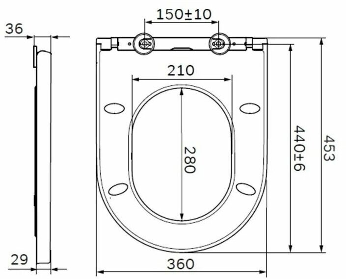 Крышка-сиденье Am.Pm Spirit 2.0 C707858WH - фото №6