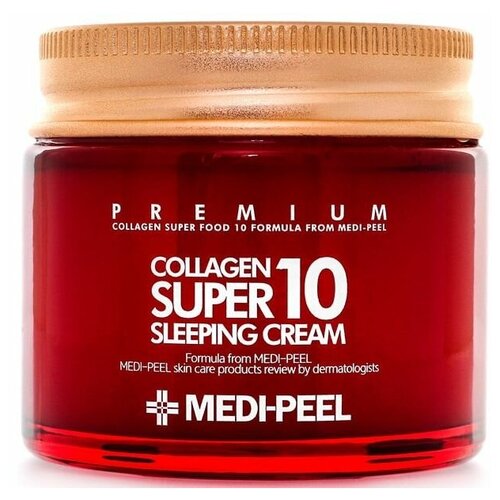 MEDI - PEEL Меди пилл Ночной крем с коллагеном Collagen Super10 Sleeping Cream крем для лица с коллагеном ночной medi peel collagen super 10 sleeping cream