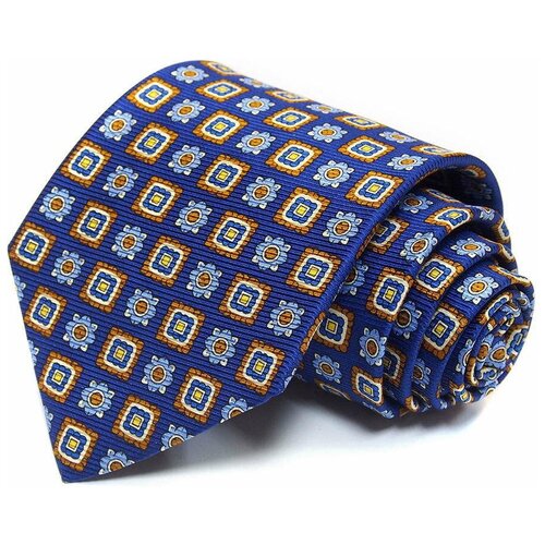 Синий галстук с орнаментом Benjamin James 811489