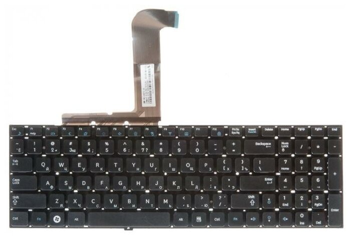 Клавиатура для ноутбука Samsung QX530, RC530, RF510, RF511, RF530, SF510, SF511, NP-RF510-S01UA, NP-RF510-S02UA, NP-RF510-S03UA, NP-RF510-S04UA