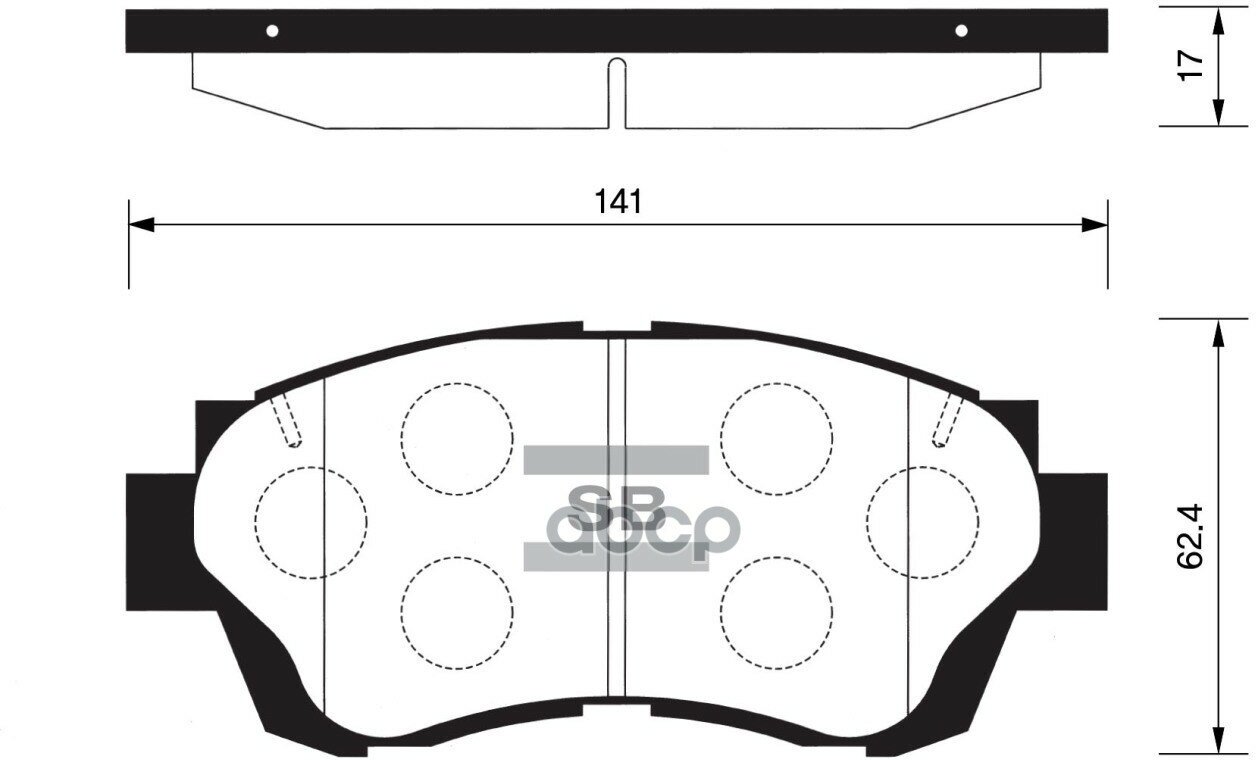 Sp1138_колодки Дисковые Передние! Toyota Camry 3.0 91-96/Celica 2.0 93-99 Sangsin brake арт. SP1138