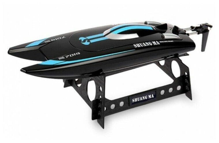 Катер на радиоуправлении Racing Boat (2.4G, 15 км/ч, 35 см)-BLUE