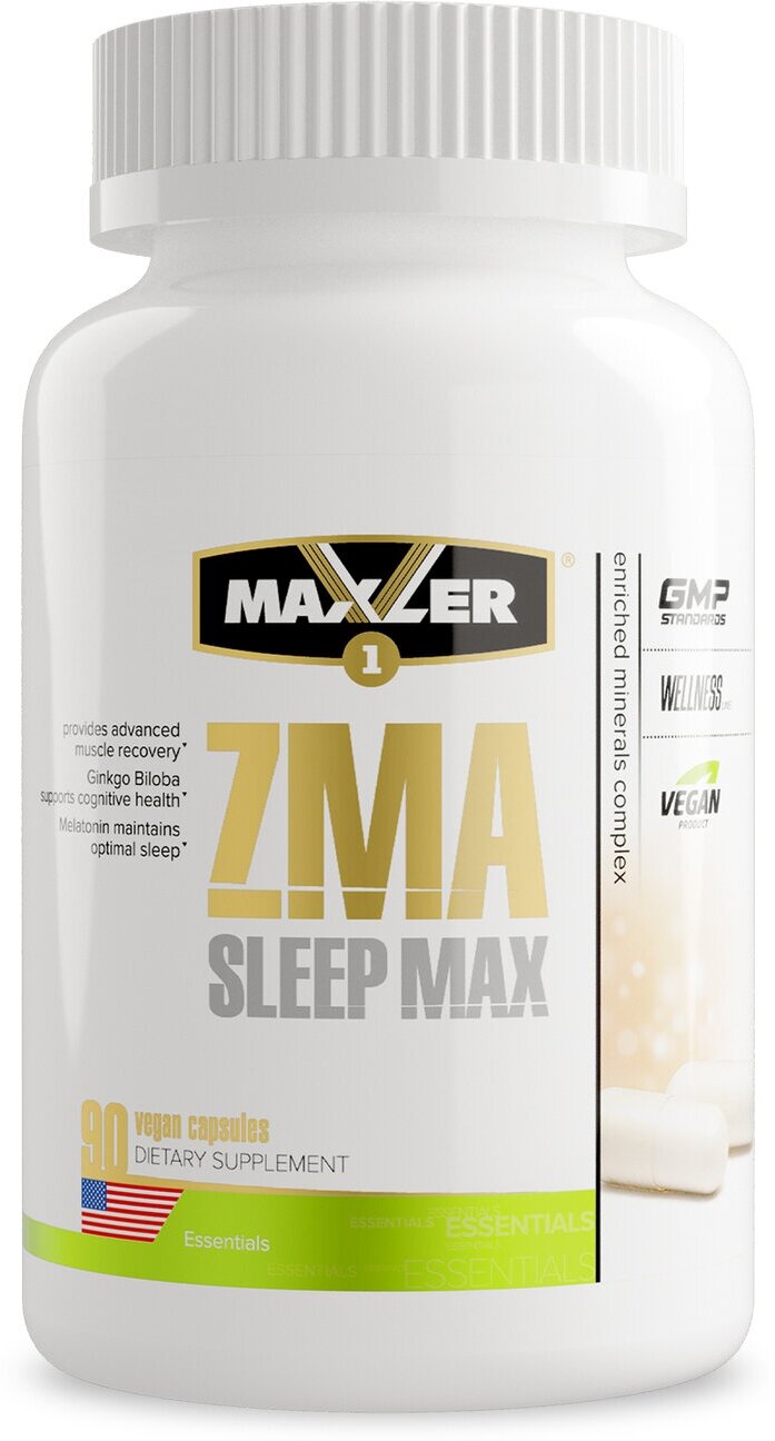 Maxler ZMA Sleep Max капс., 170 г, 90 шт.