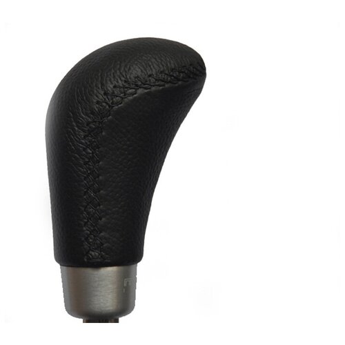 Рукоятка КПП кожаная с черной стежкой