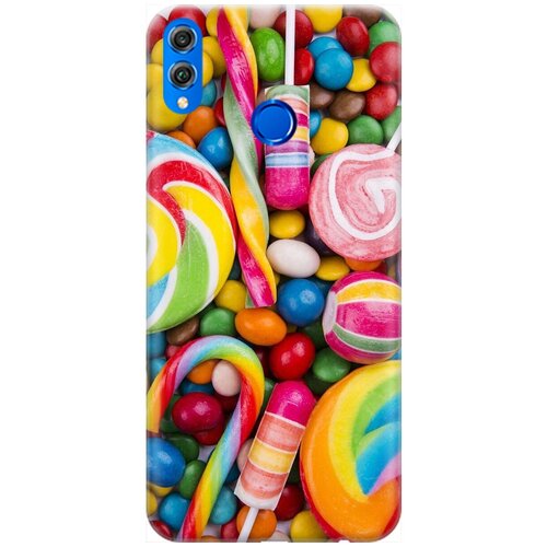 фото Силиконовый чехол на honor 8x / хонор 8х с принтом "сладости" gosso