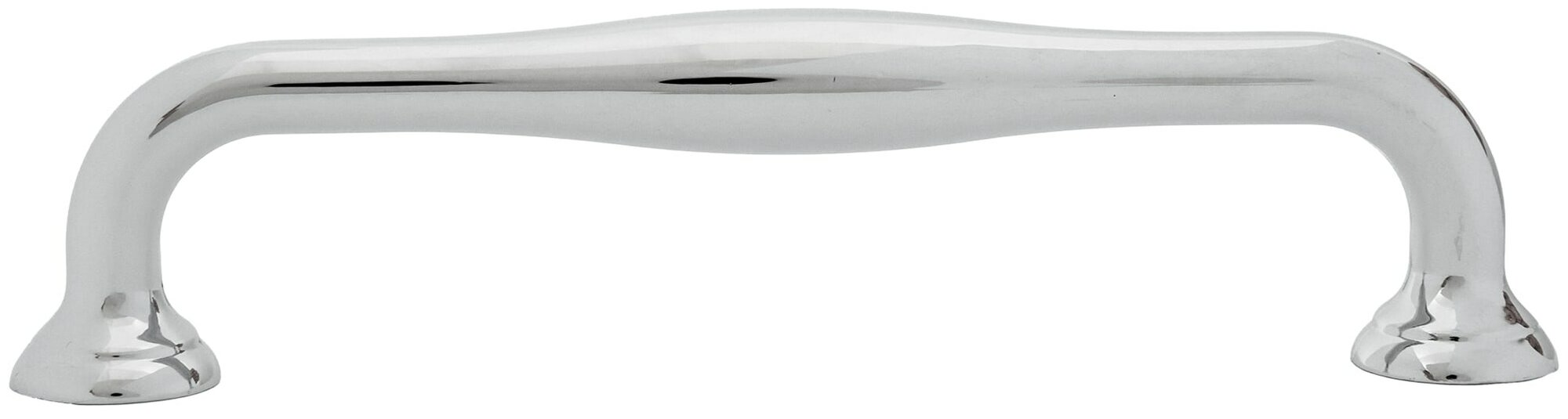 Ручка-скоба мебельная S-2361 128 мм, цвет хром - фотография № 2