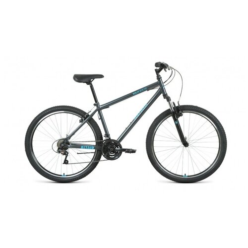 фото Велосипед 27,5" altair mtb ht 27,5 1.0 21 скорость темно-серый/мятный 20-21 г рама 19" rbkt1m17g004