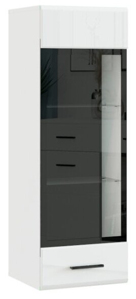 Шкаф навесной НК Мебель Шкаф-витрина навесной Gloss 38х35.6х110 см