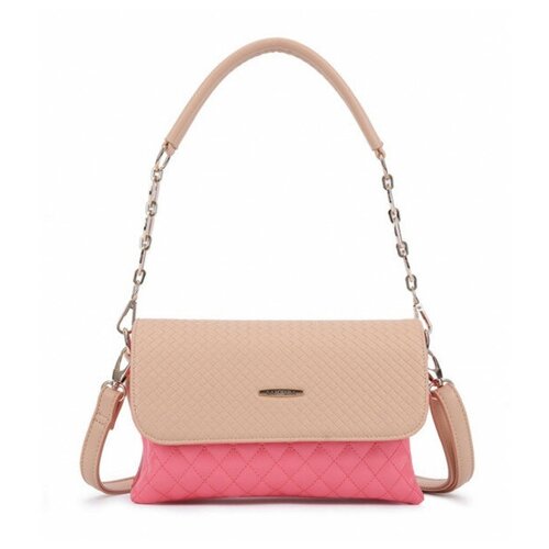 Женская сумка -H376 Без бренда розового цвета