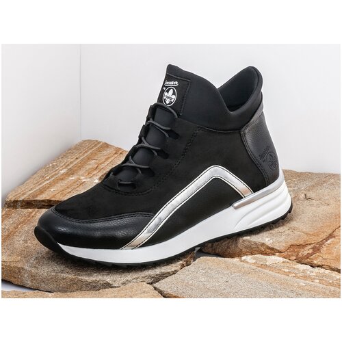 фото Женские демисезонные ботинки rieker x8083-00(37)