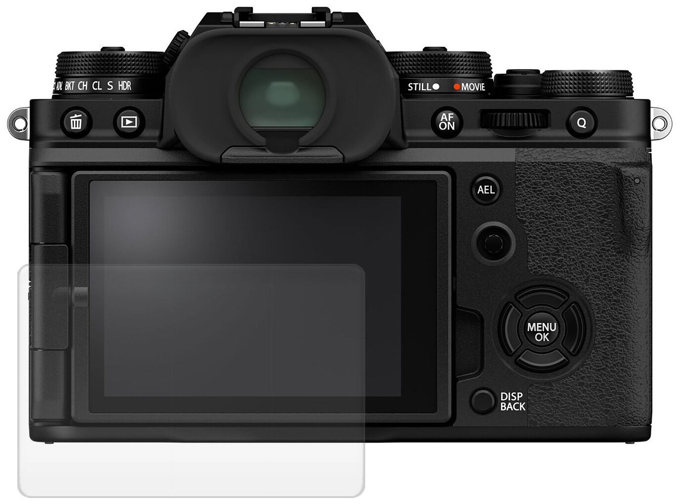 Матовая гидрогелевая защитная пленка AlphaSkin для фотоаппарата Fujifilm X-E4