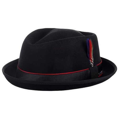 фото Шляпа stetson арт. 1338114 diamond woolfelt (черный), размер 55