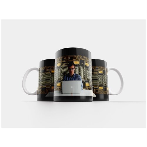 фото Кружка "печатная плата, оцифровка, схемы" 320 мл lotsprints