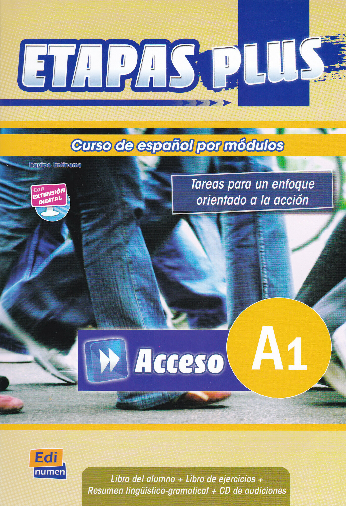 Etapas Plus A1 Alumno + Ejercicios+CD+Extensi?n digital - фото №1