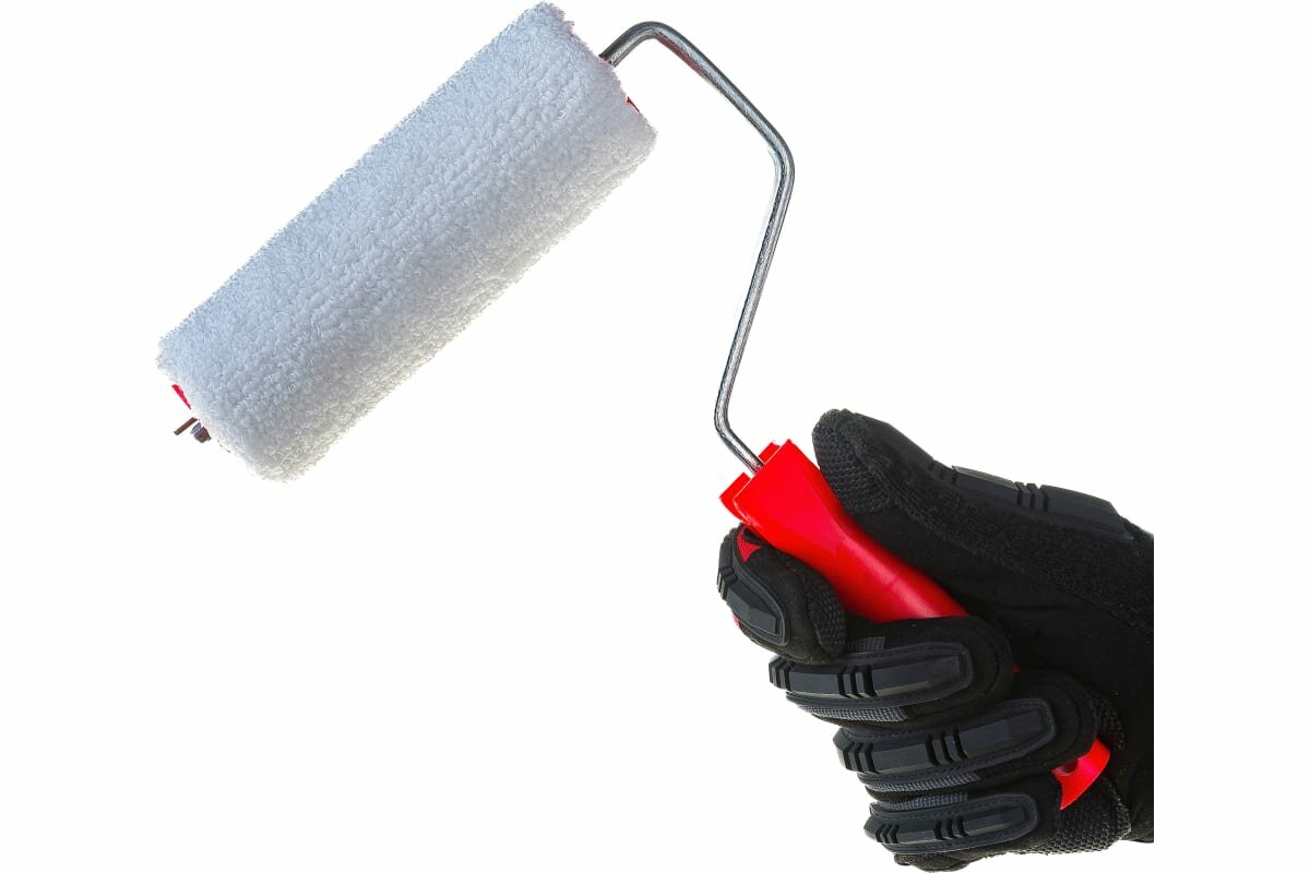 Валик малярный в сборе "888" 6х35х150мм, велюр, высота ворса 2мм — фото 1