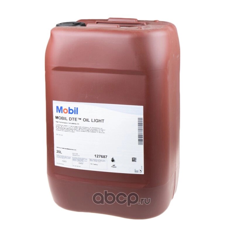 Масло циркуляционное MOBIL DTE Oil Light 20 л Mobil 127687