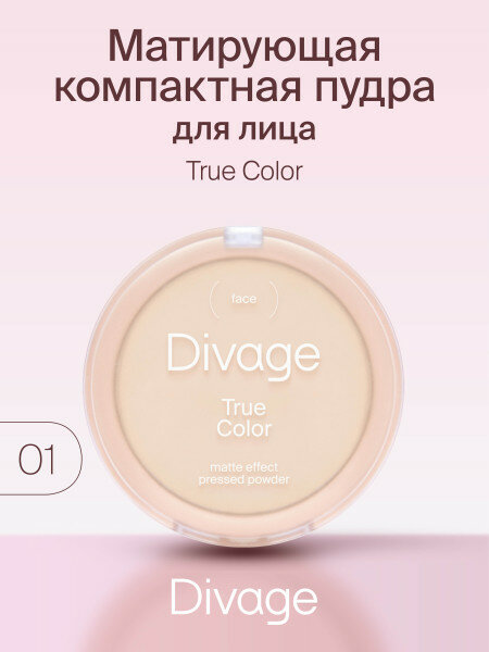 Divage Компактная Compact Powder True Color (Divage, ) - фото №2