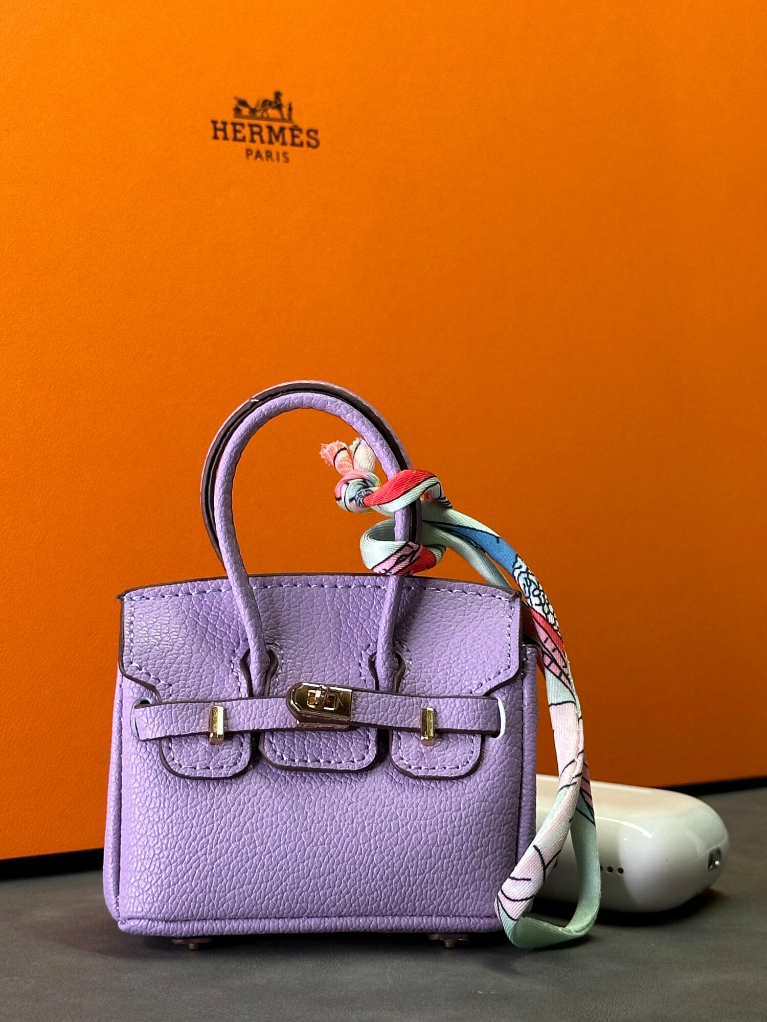 Чехол для наушников в стиле Hermes Birkin