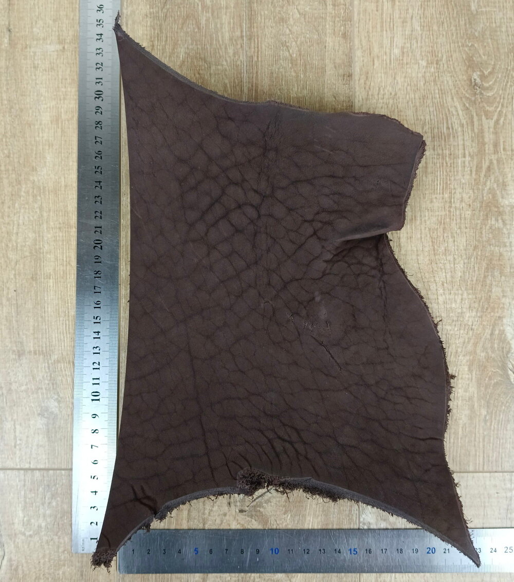 Кусок толстой плотной кожи (вороток, 3,6-4,00 мм) для ремешков, ножен и др. целей-8