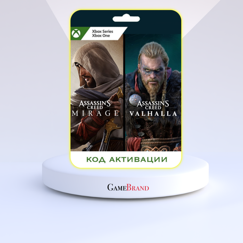 игра assassins creed rogue remastered для xbox электронный ключ аргентина Игра Assassins Creed Mirage & Assassins Creed Valhalla Bundle Xbox (Цифровая версия, регион активации - Аргентина)